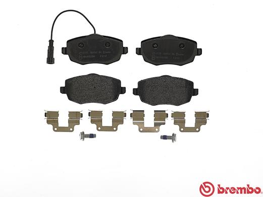 A.B.S. P 23 127 BREMBO Bremsbelagsatz, Scheibenbremse